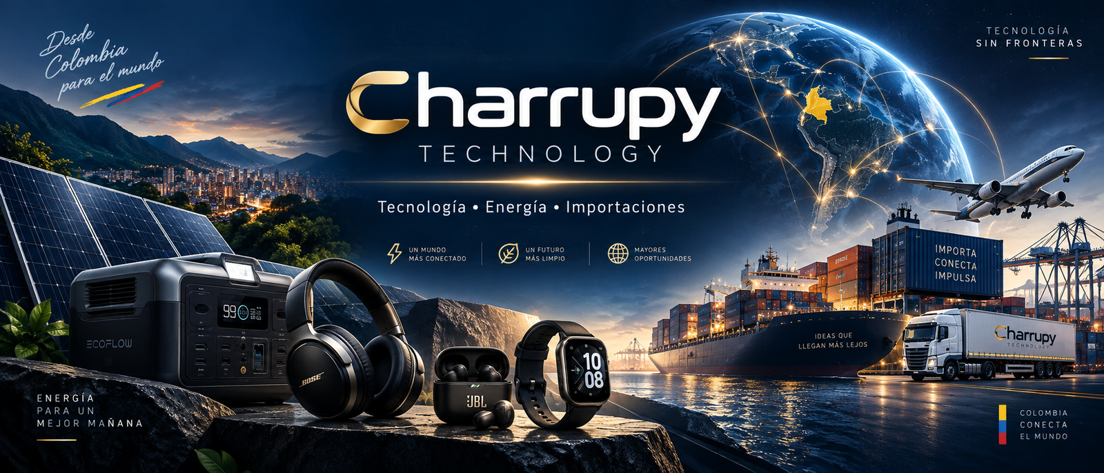 Charrupy Technology - Tecnología, Energía e Importaciones